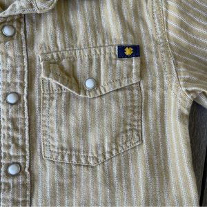 Lucky Brand Long Sleeve Collar Shirt Western Style 3T